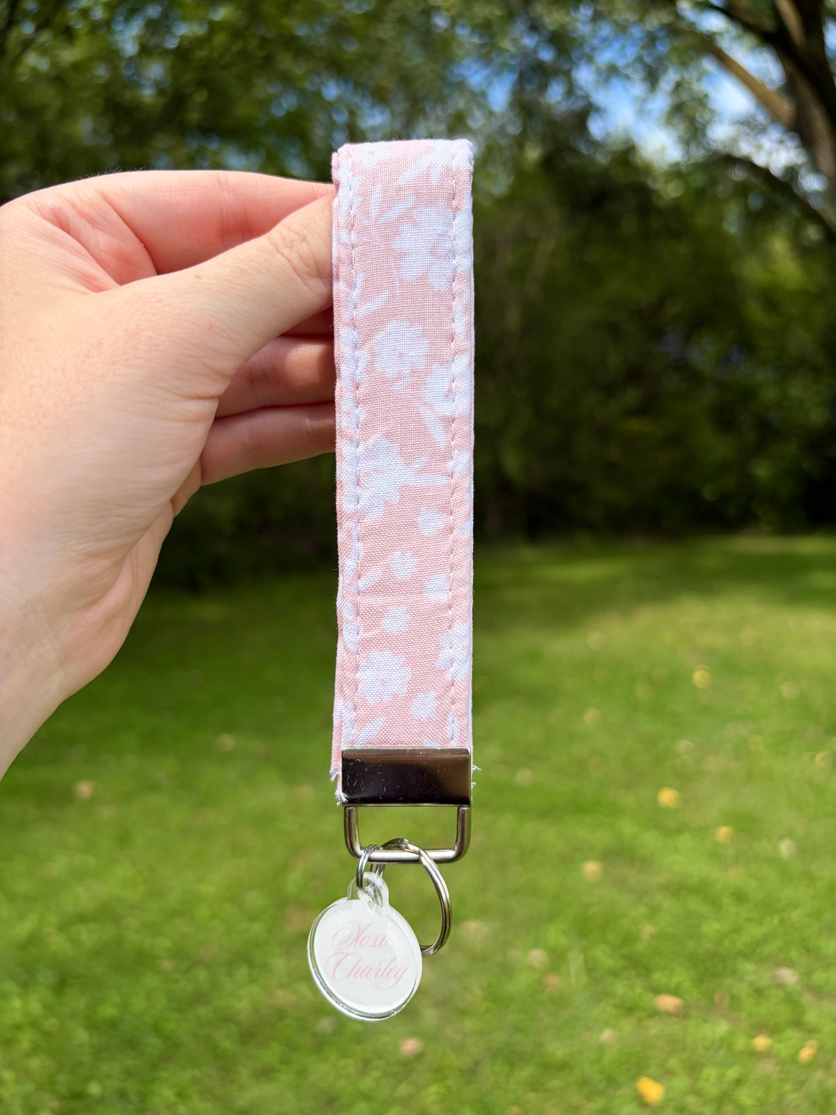 Floral Ballerina Premium Keychain Wristlet