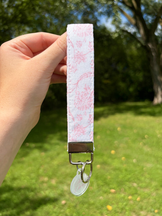 Vintage Pink Premium Keychain Wristlet