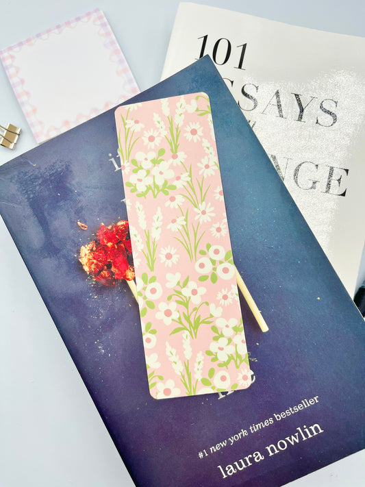 Pink Meadow Bookmark
