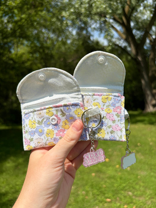 Pastel Floral Earbuds Case