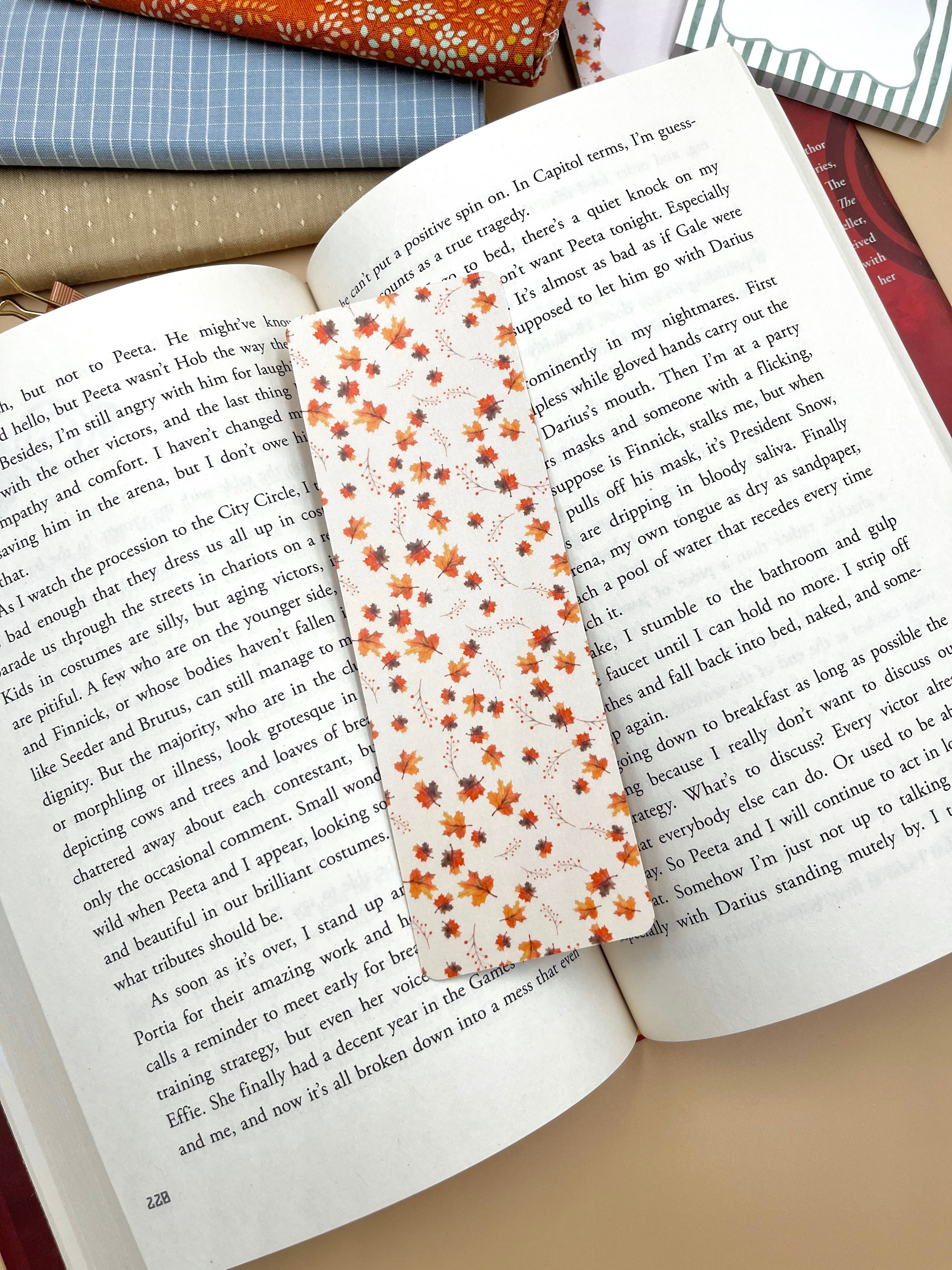 Crisp Autumn Leaves Bookmark *limited-edition* – Xoxo Charley