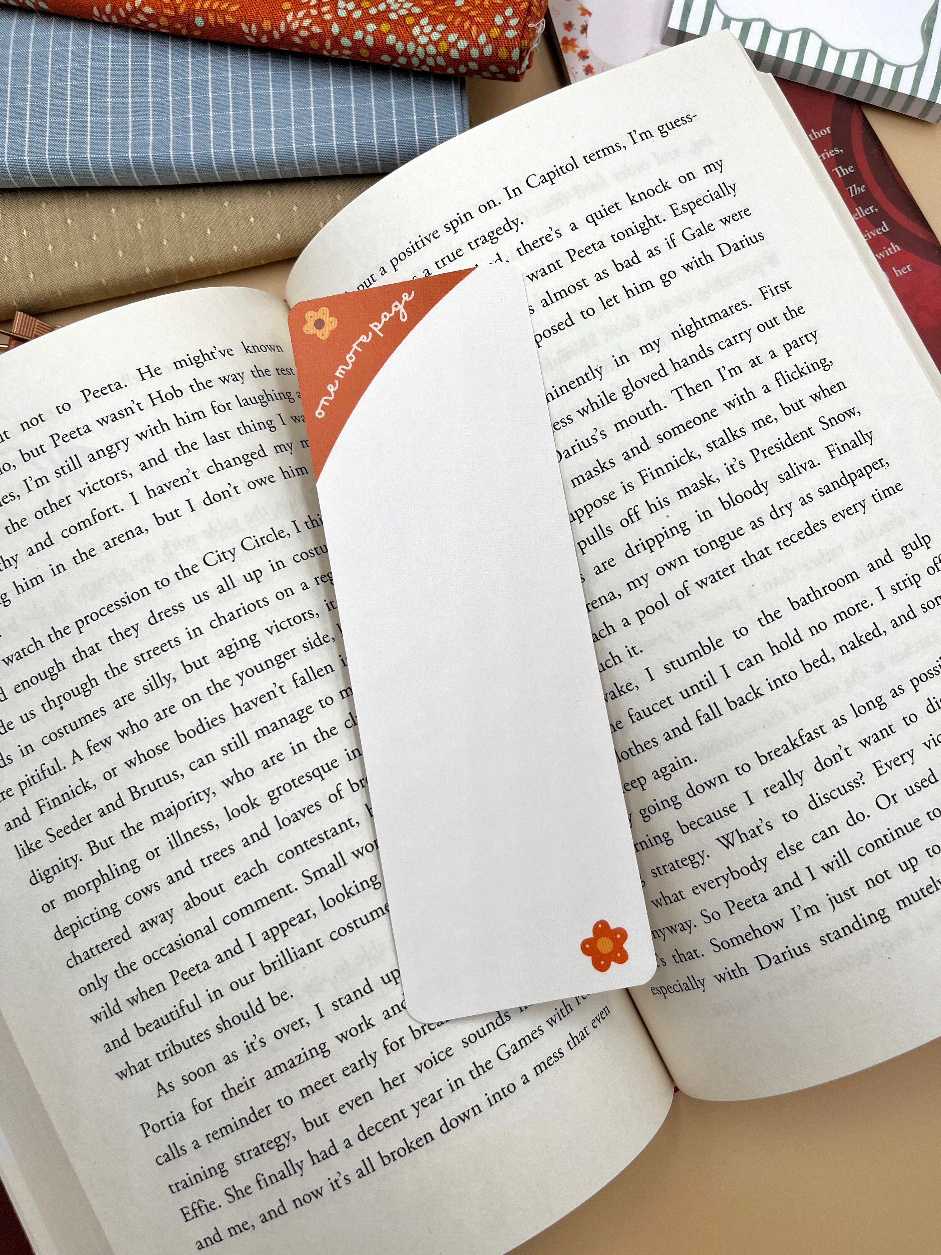 Autumn One More Page Bookmark *limited-edition* – Xoxo Charley