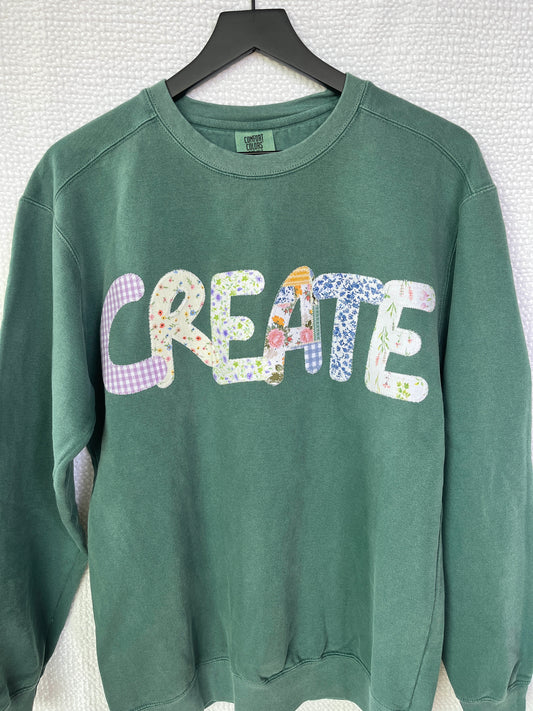 "Create" Crewneck Sweatshirt (Size M)