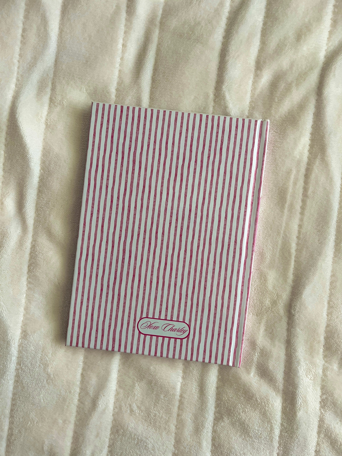 Pink Striped Hot Girls Read Books Journal
