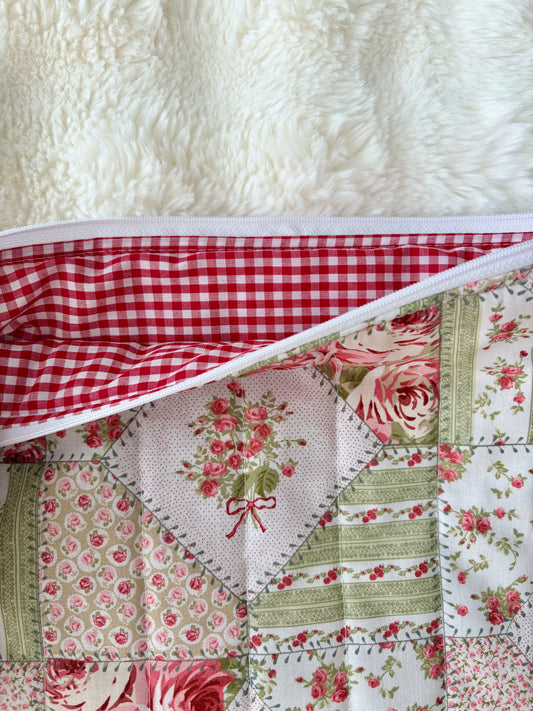 Rosette Laptop & Tablet Sleeve - Red Gingham