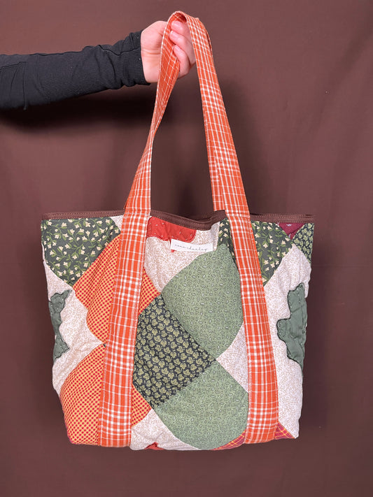 The Autumn Quilted Large Tote Bag #3 *limited-edition*