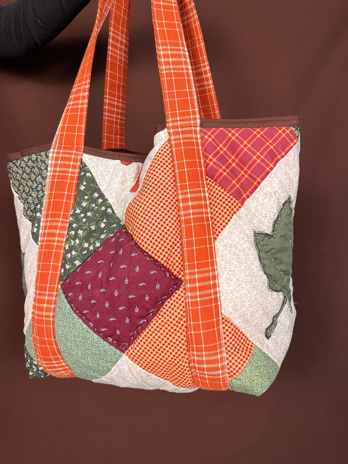 The Autumn Quilted Large Tote Bag #4 *limited-edition*