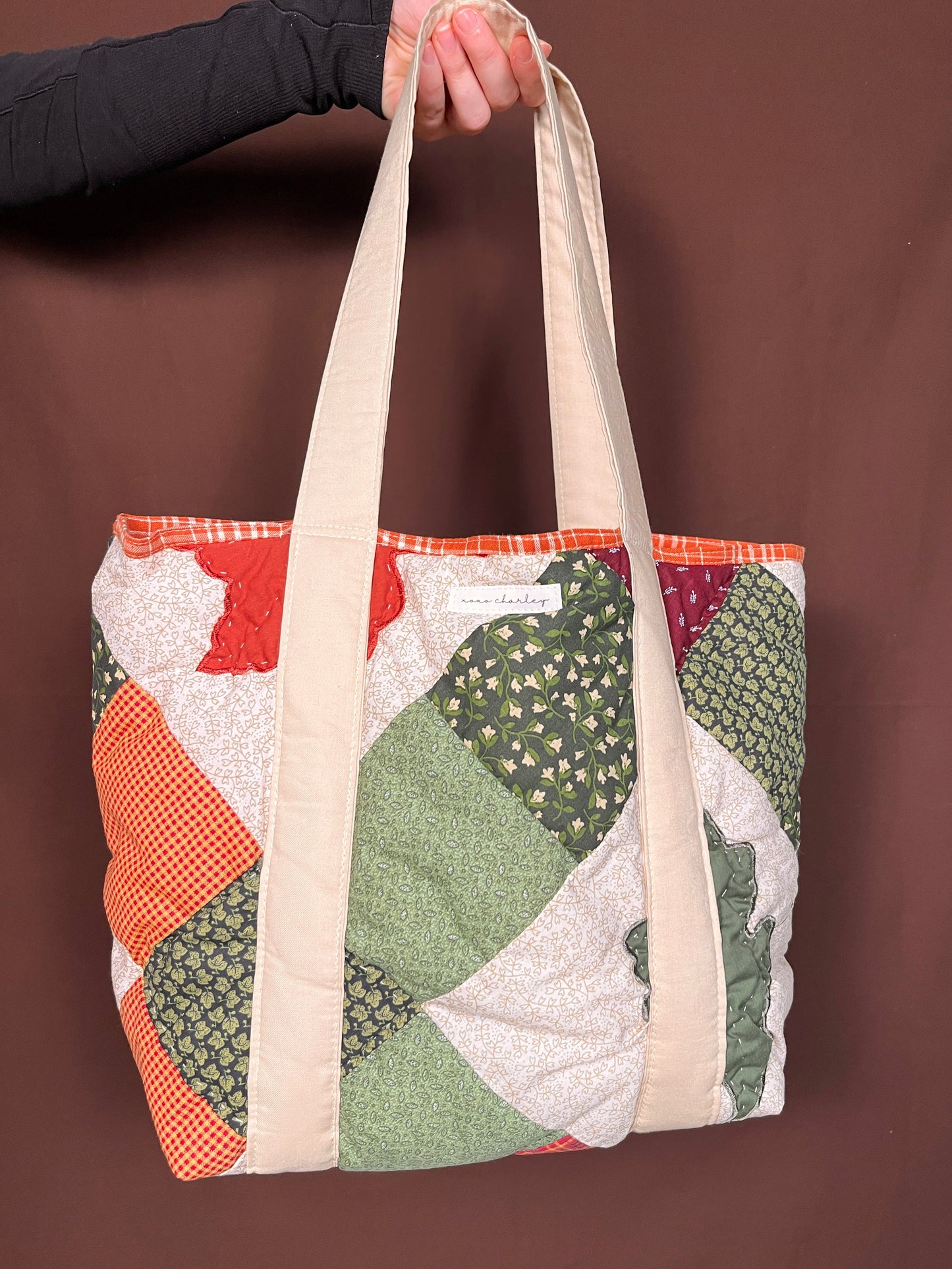 The Autumn Quilted Large Tote Bag #5 *limited-edition*