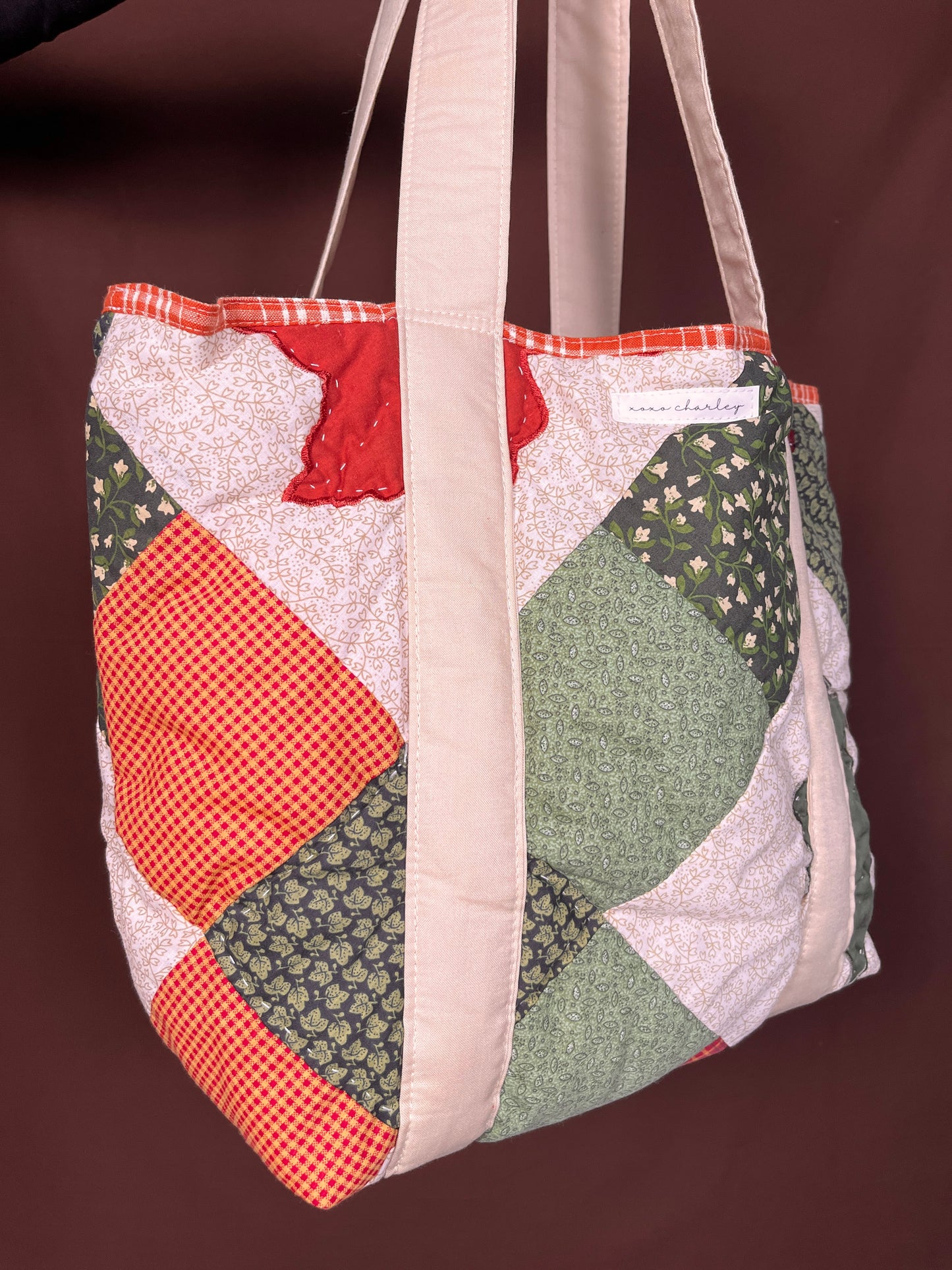 The Autumn Quilted Large Tote Bag #5 *limited-edition*