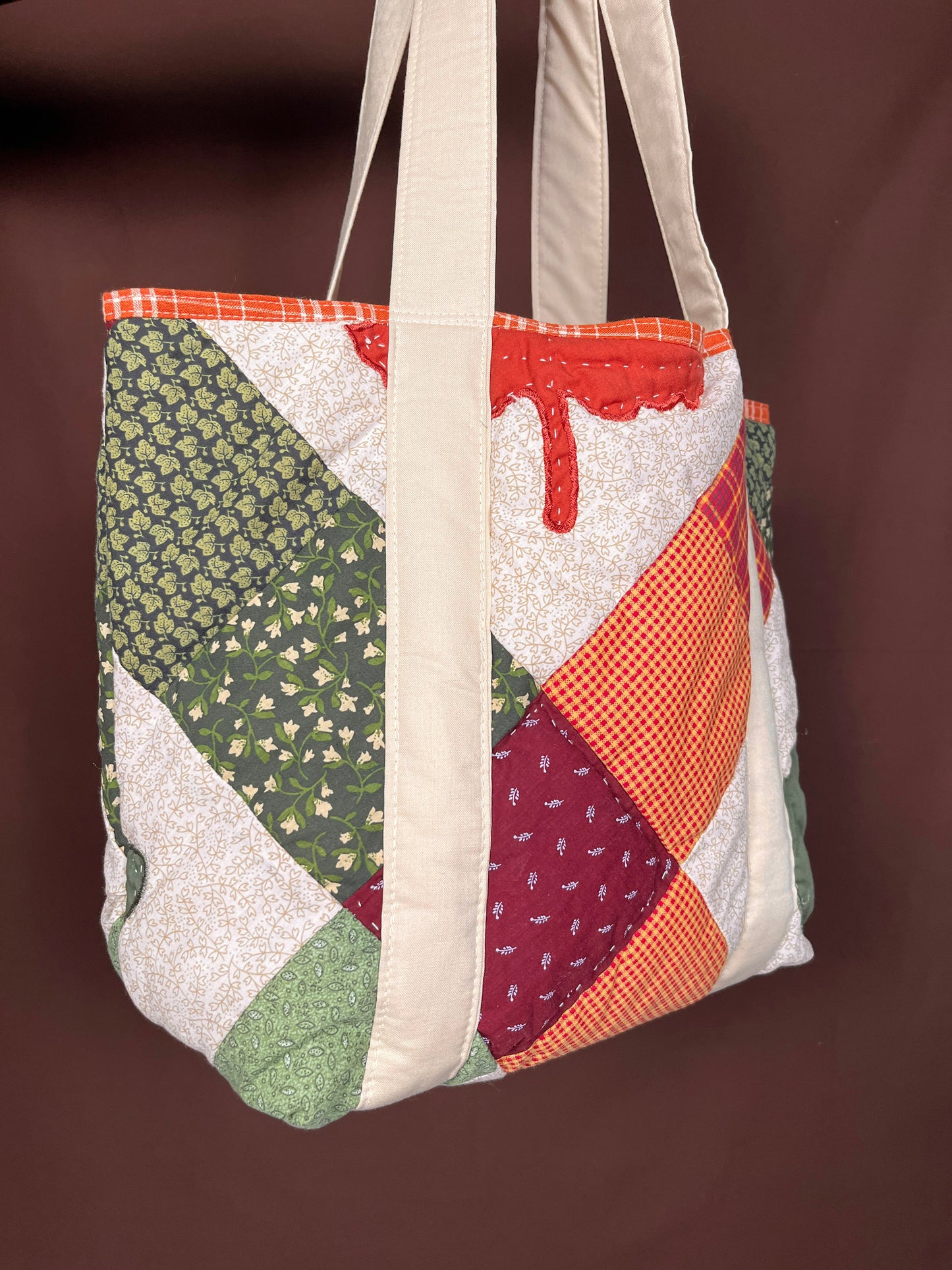The Autumn Quilted Large Tote Bag #5 *limited-edition*