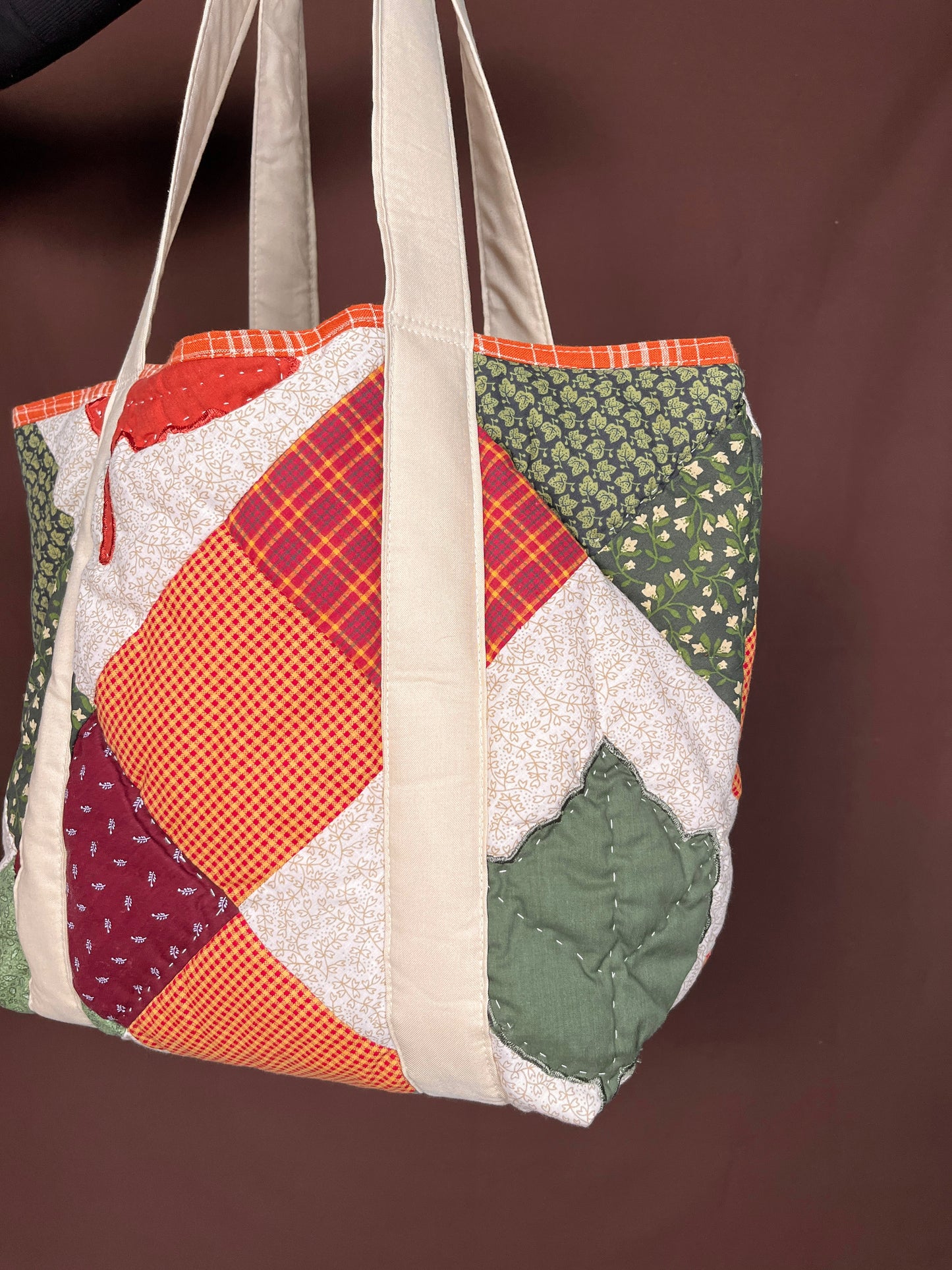 The Autumn Quilted Large Tote Bag #5 *limited-edition*