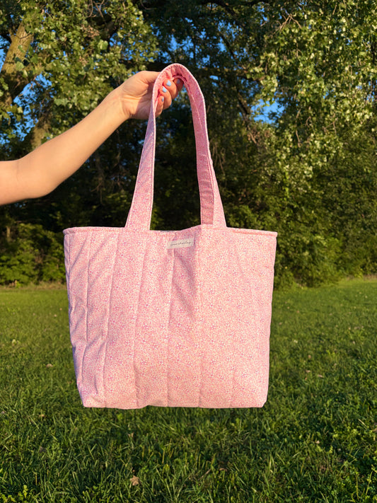 Pink Hawaiian Large Tote Bag