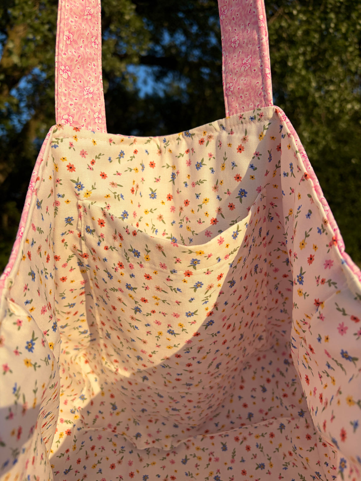Pink Hawaiian Large Tote Bag