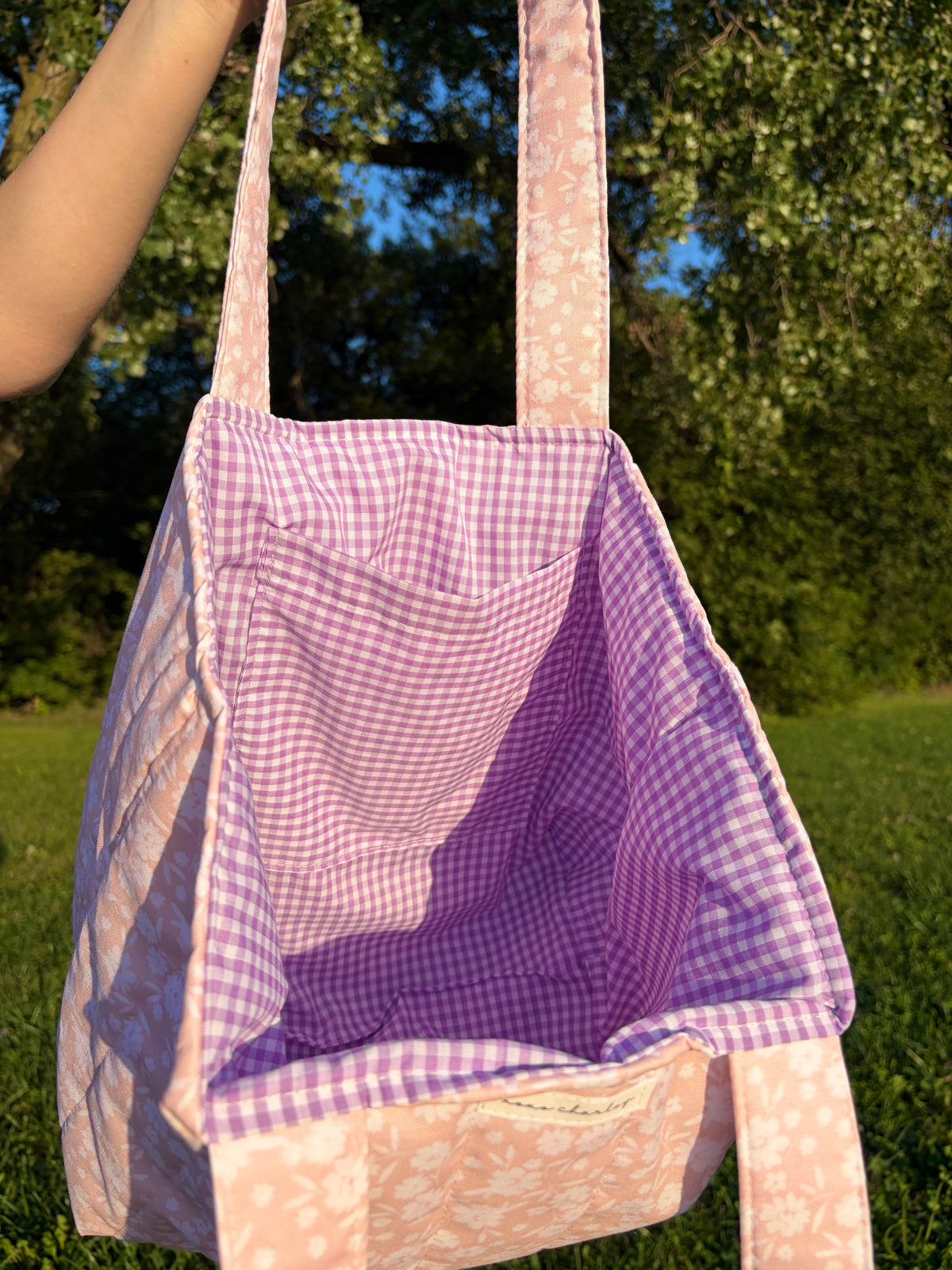 Floral Ballerina Large Tote Bag