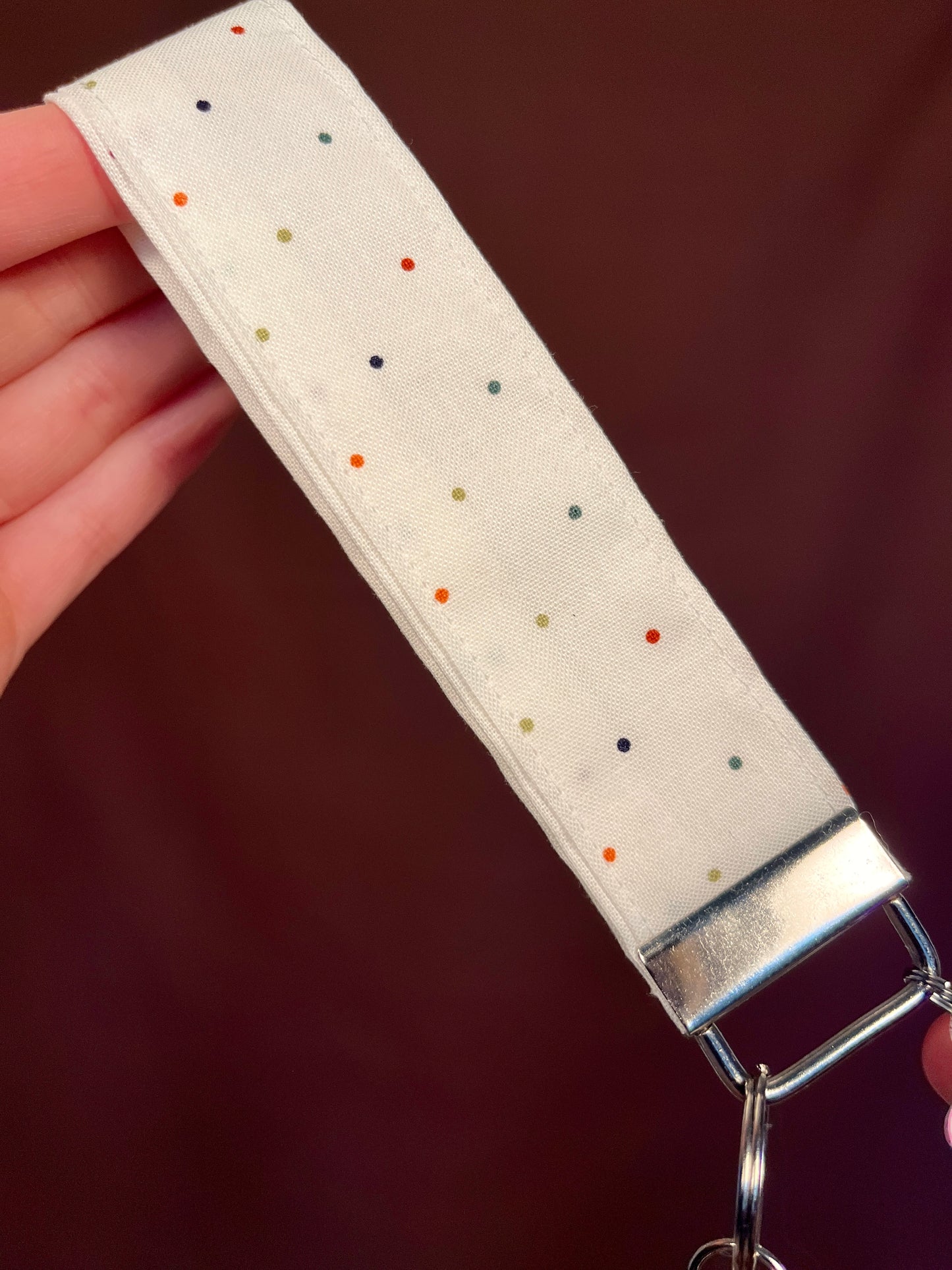 The Fall Polka Dot Keychain Wristlet *limited-edition*