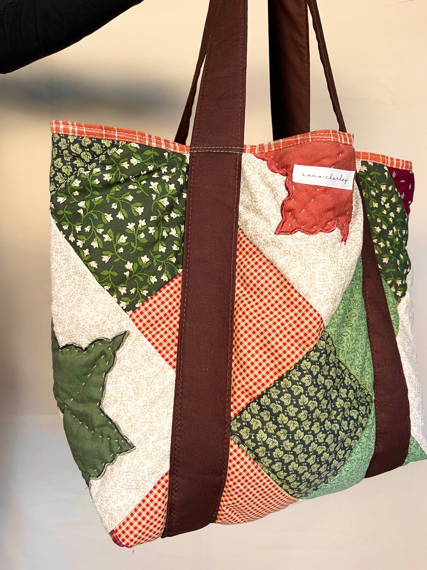 The Autumn Quilted Large Tote Bag #6 *limited-edition*