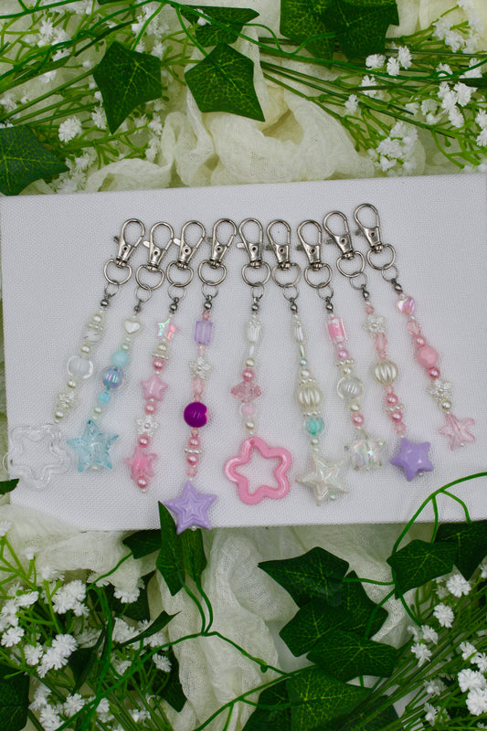 Star Beaded Keychains