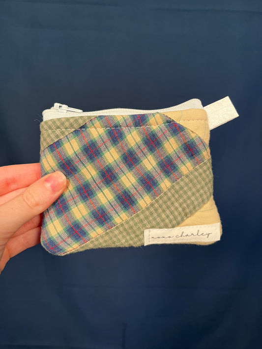 The Midnight Flannel Keychain Wallet #3 *limited-edition*