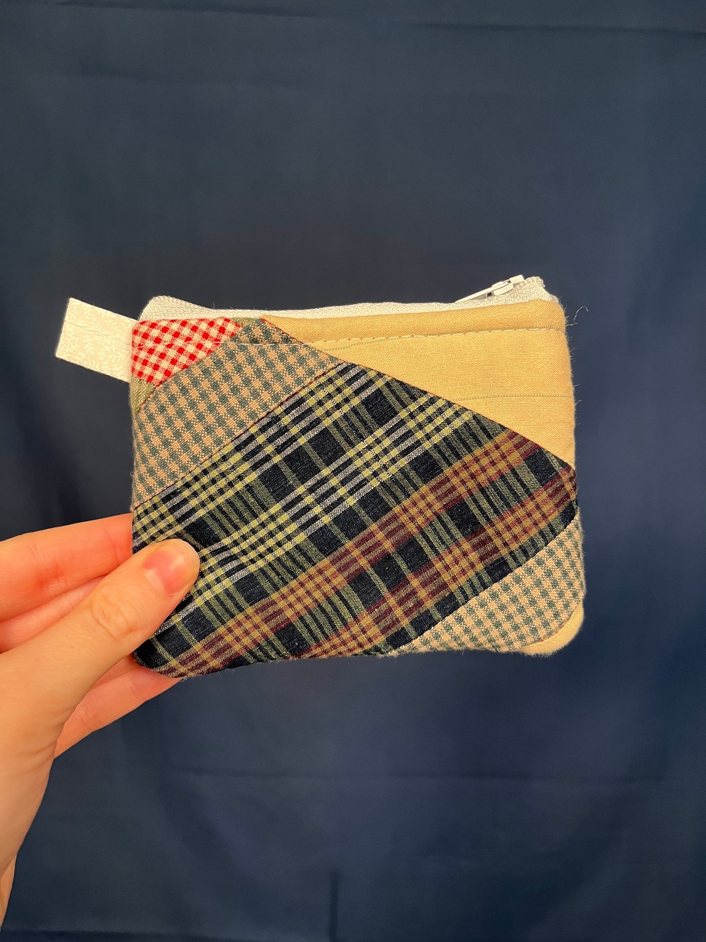 The Midnight Flannel Keychain Wallet #3 *limited-edition*