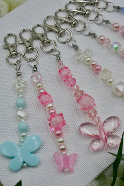 Butterfly Beaded Keychains