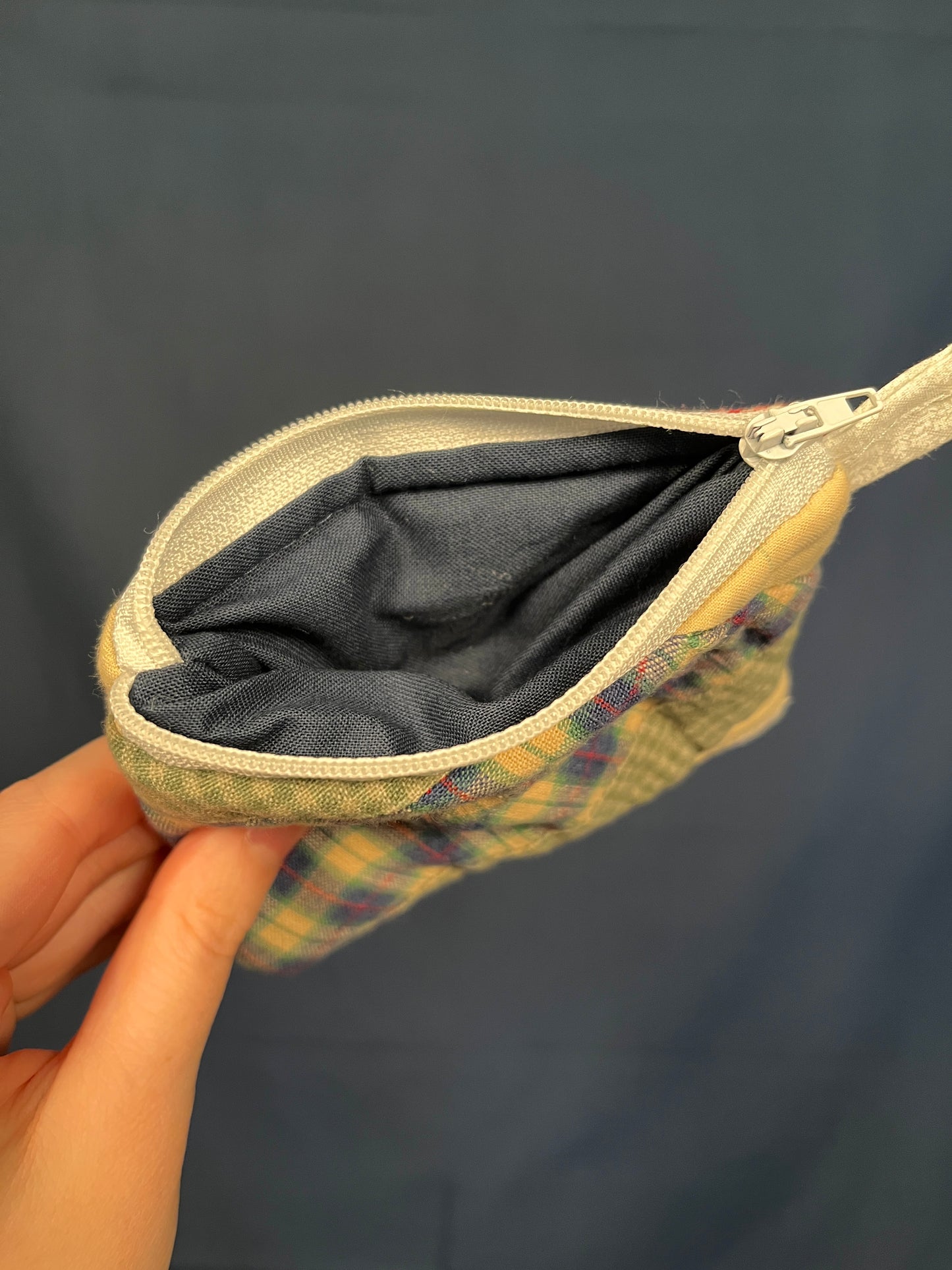 The Midnight Flannel Keychain Wallet #3 *limited-edition*
