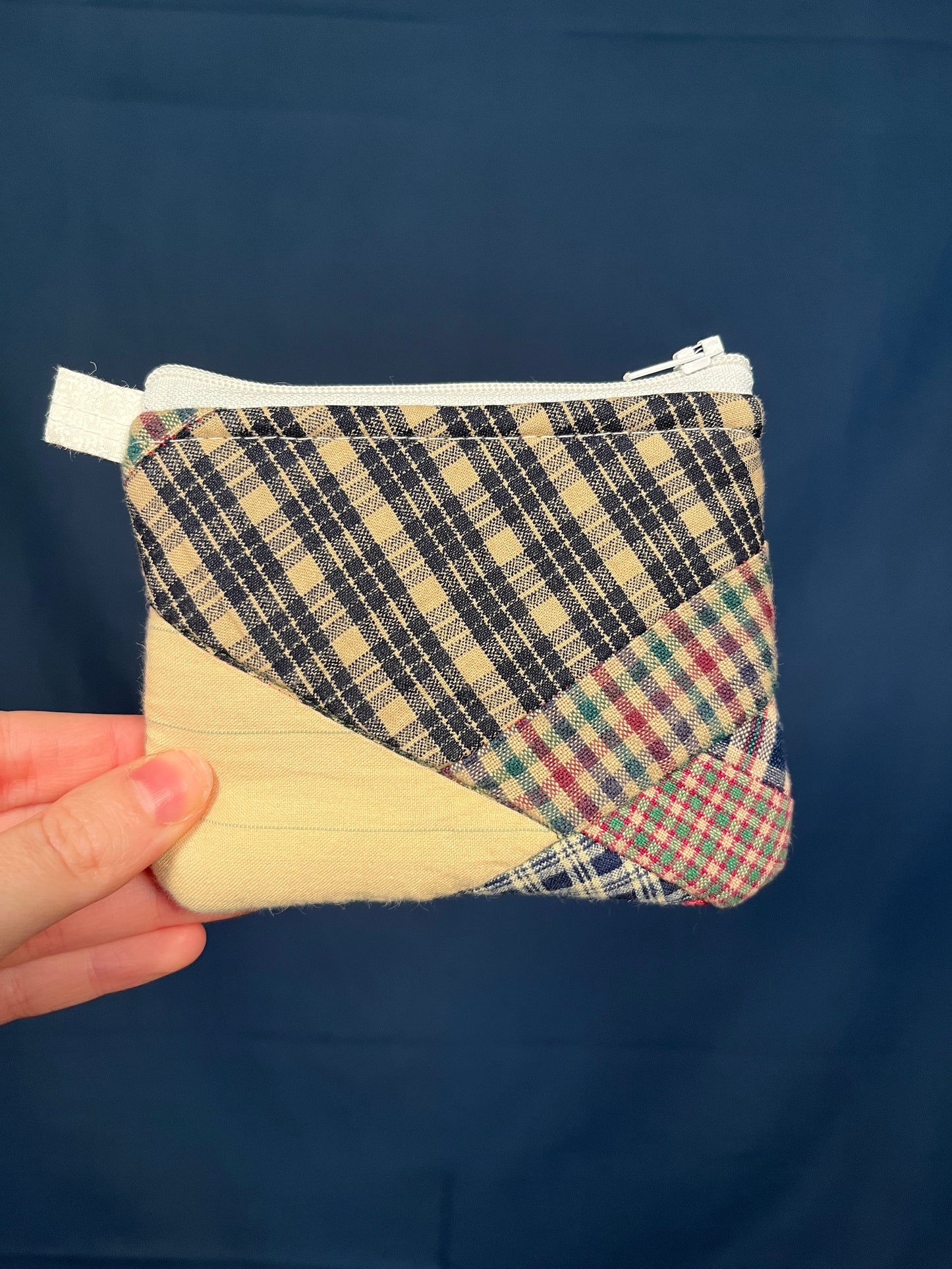 The Midnight Flannel Keychain Wallet #4 *limited-edition*