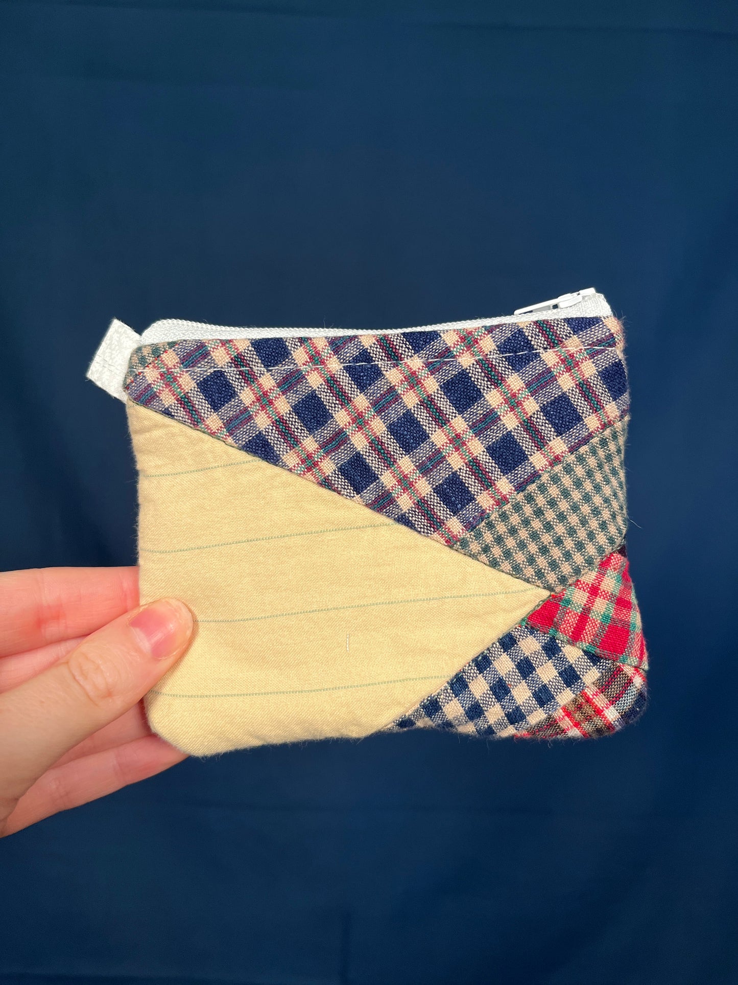 The Midnight Flannel Keychain Wallet #6 *limited-edition*