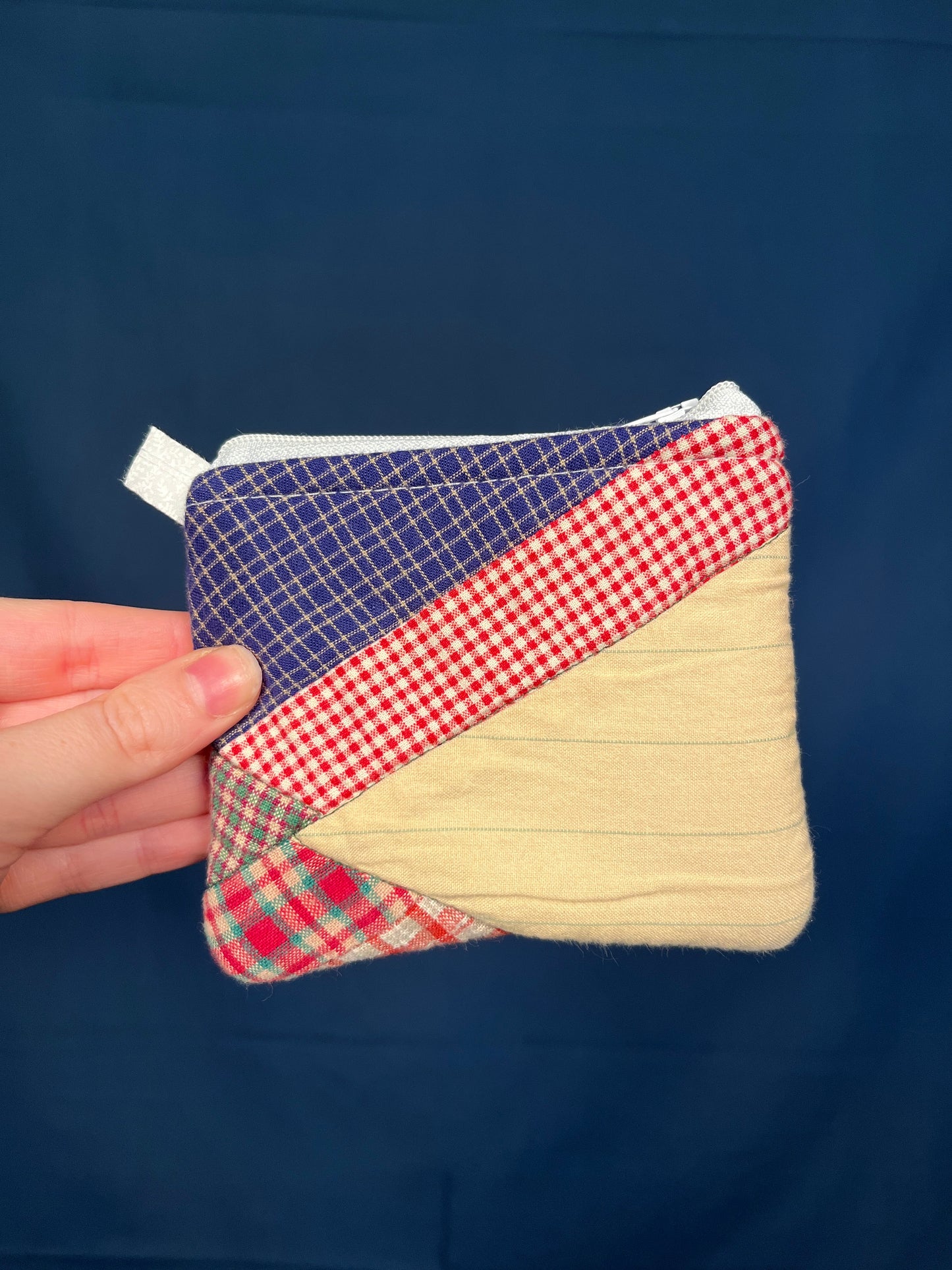 The Midnight Flannel Keychain Wallet #7 *limited-edition*