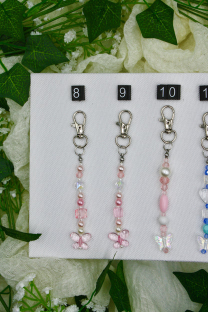 Butterfly Beaded Keychains
