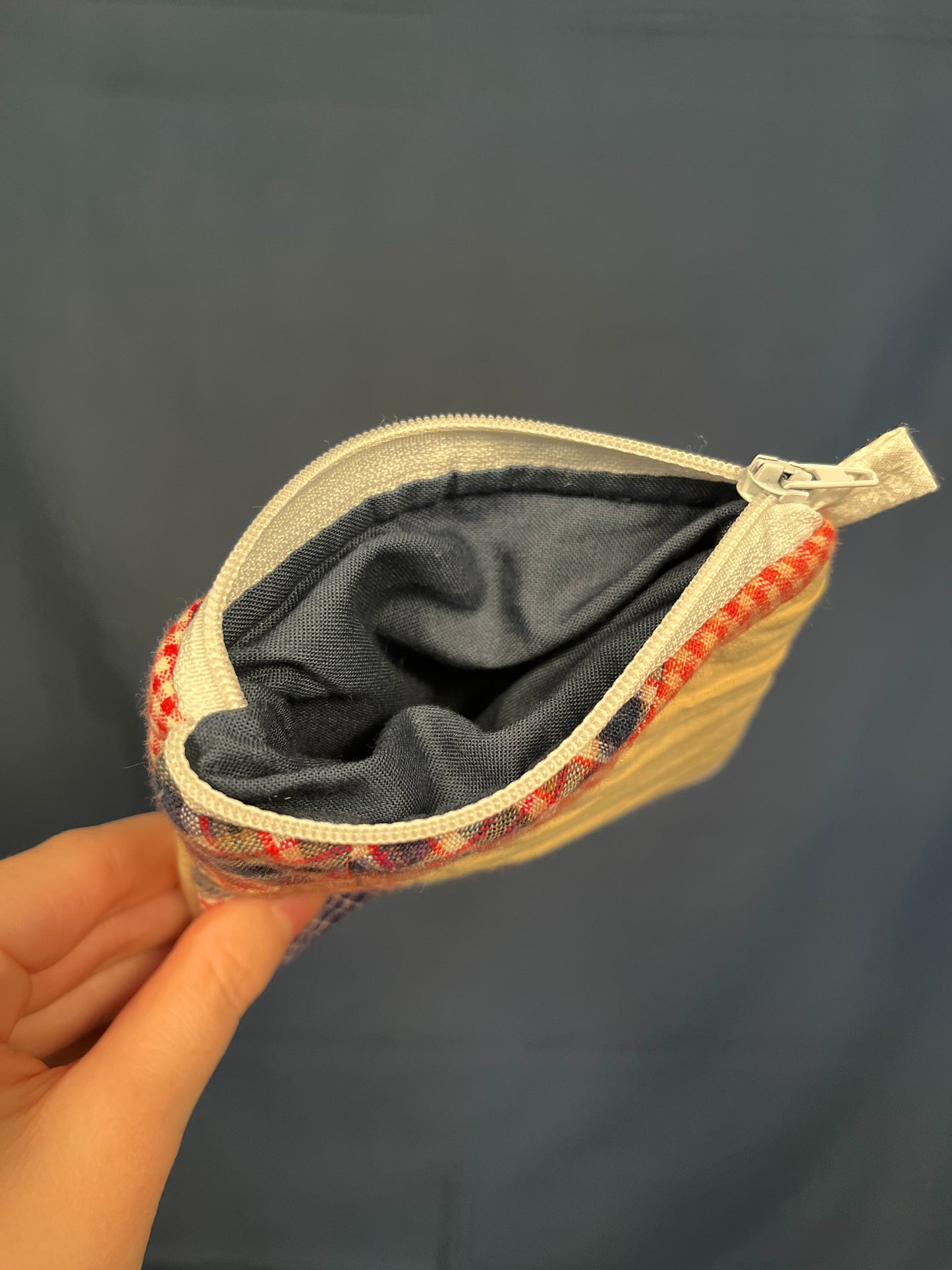 The Midnight Flannel Keychain Wallet #7 *limited-edition*