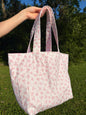 Mini Pink Bows Large Tote Bag