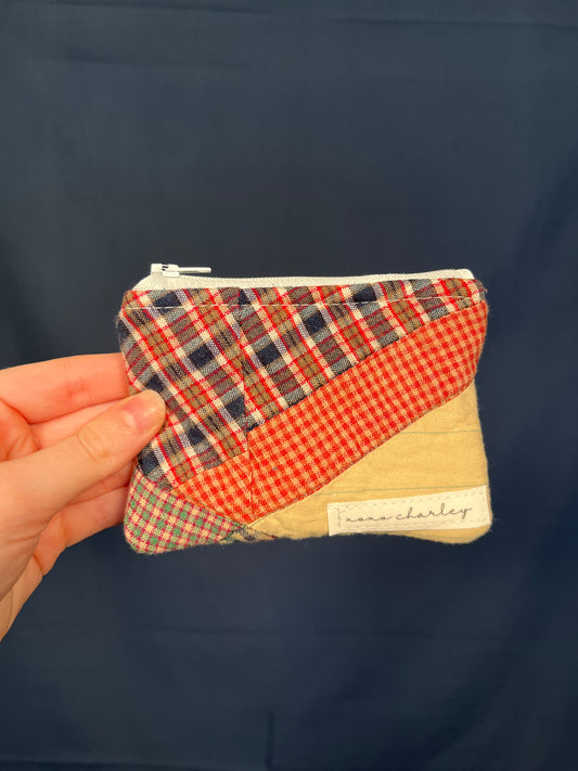 The Midnight Flannel Coin Pouch #1 *limited-edition*