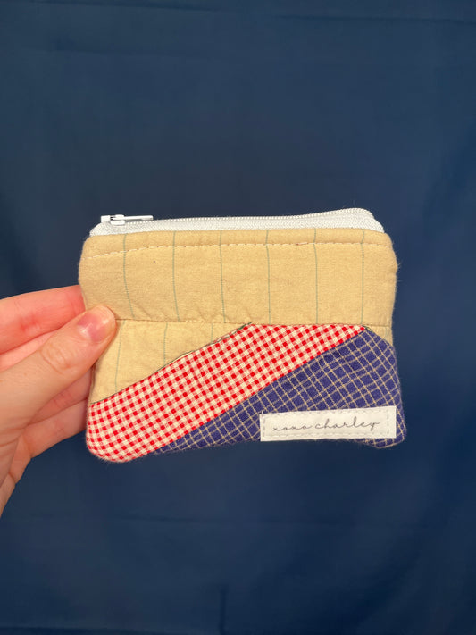 The Midnight Flannel Coin Pouch #2 *limited-edition*