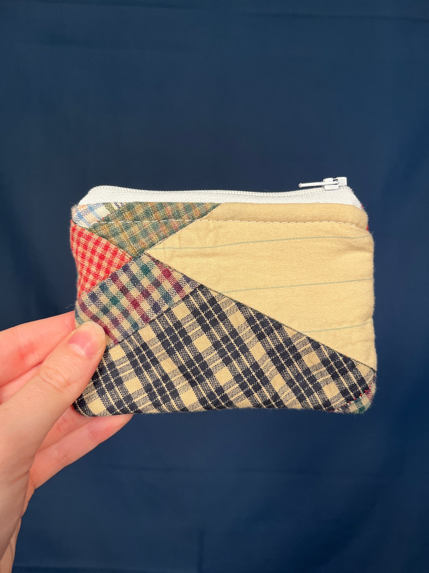 The Polka Dot Flannel Coin Pouch #1 *limited-edition*
