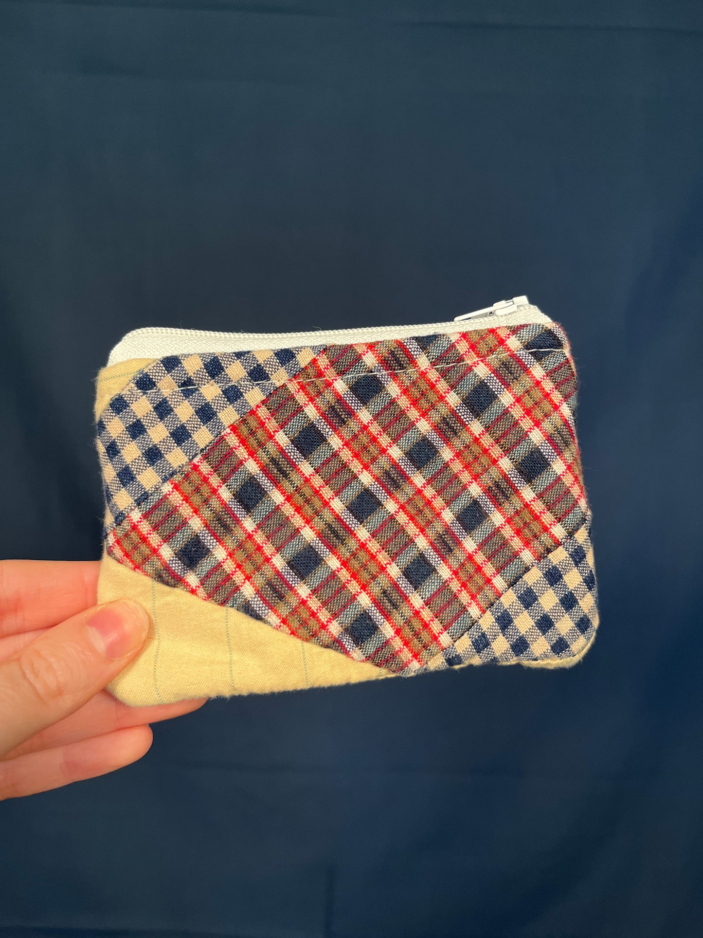 The Polka Dot Flannel Coin Pouch #2 *limited-edition*