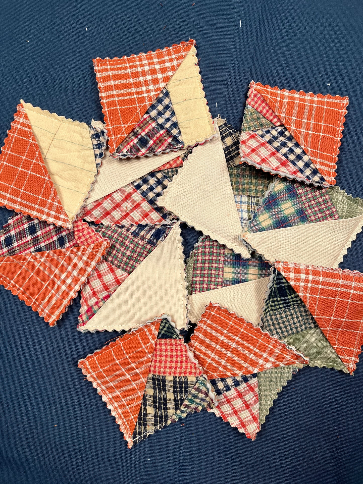 Mystery Midnight Flannel Fabric Corner Bookmark *limited-edition*