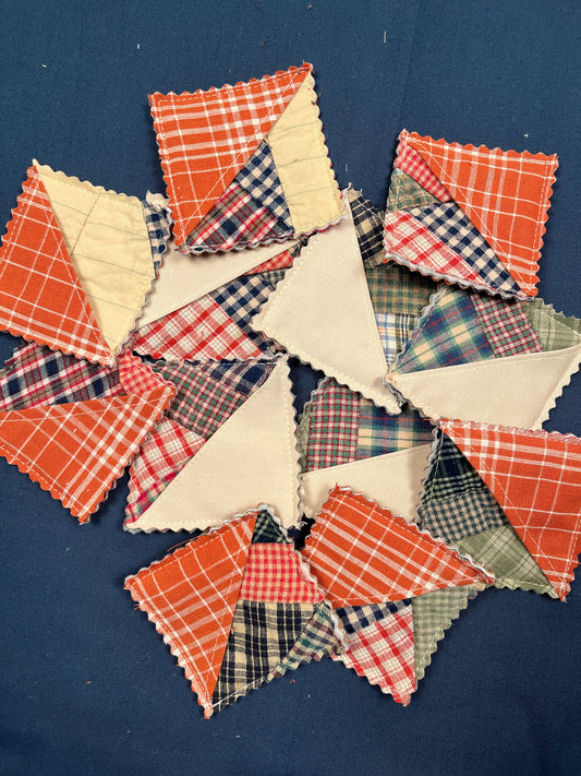 Mystery Midnight Flannel Fabric Corner Bookmark *limited-edition*