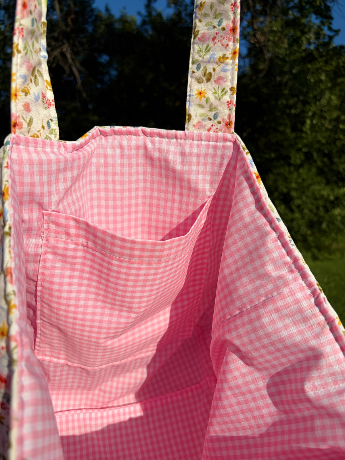 Bright Floral Large Tote Bag
