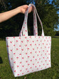 Cherry Red Signature Tote Bag