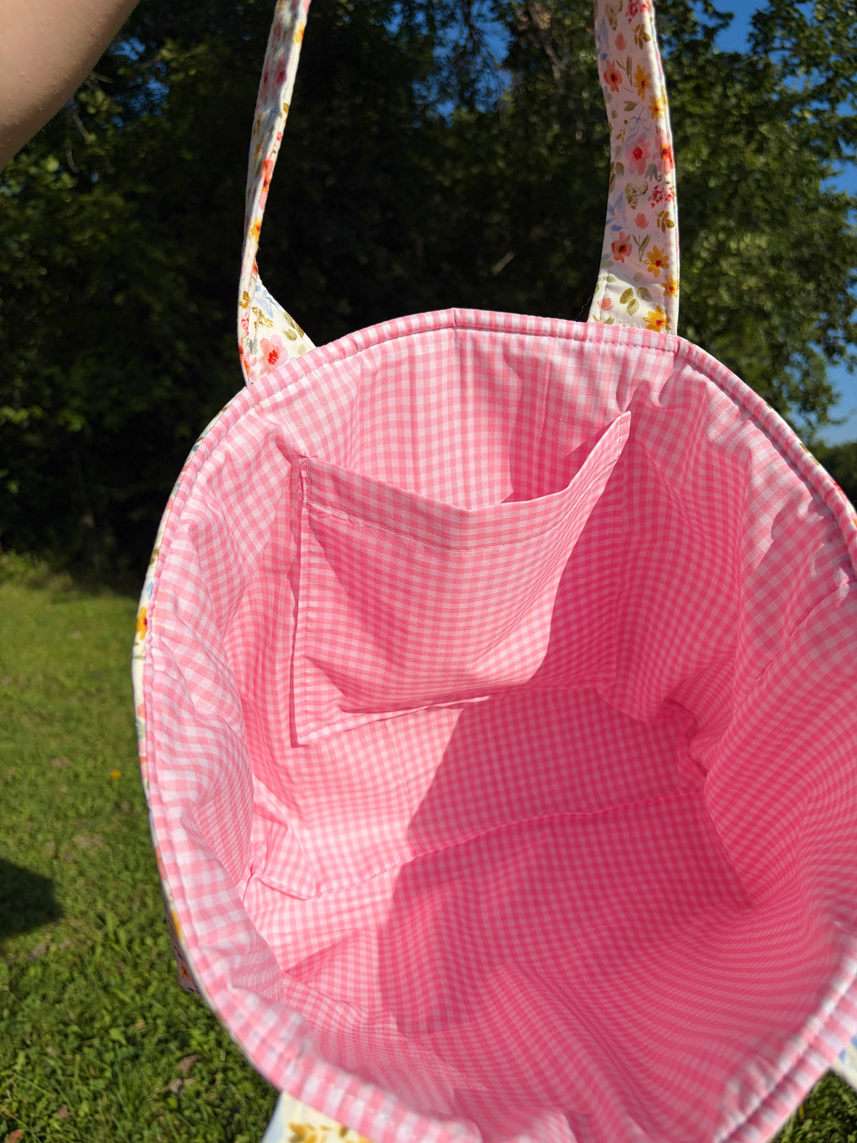Bright Floral Signature Tote Bag