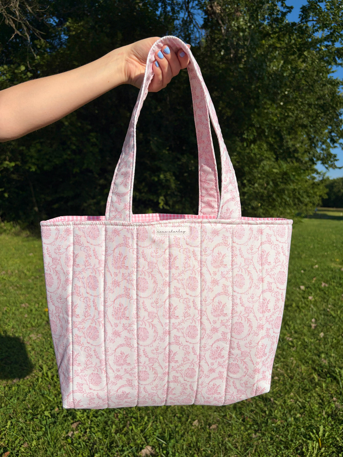 Vintage Pink Signature Tote Bag