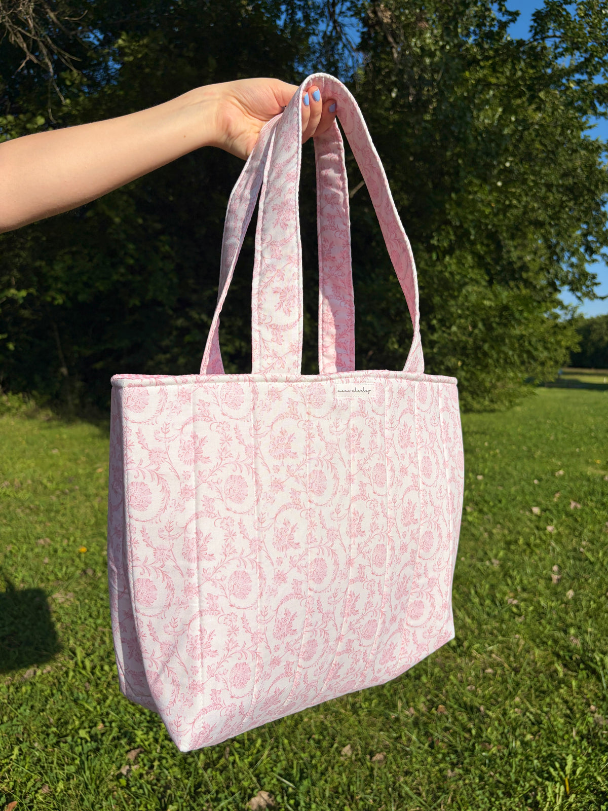 Vintage Pink Signature Tote Bag
