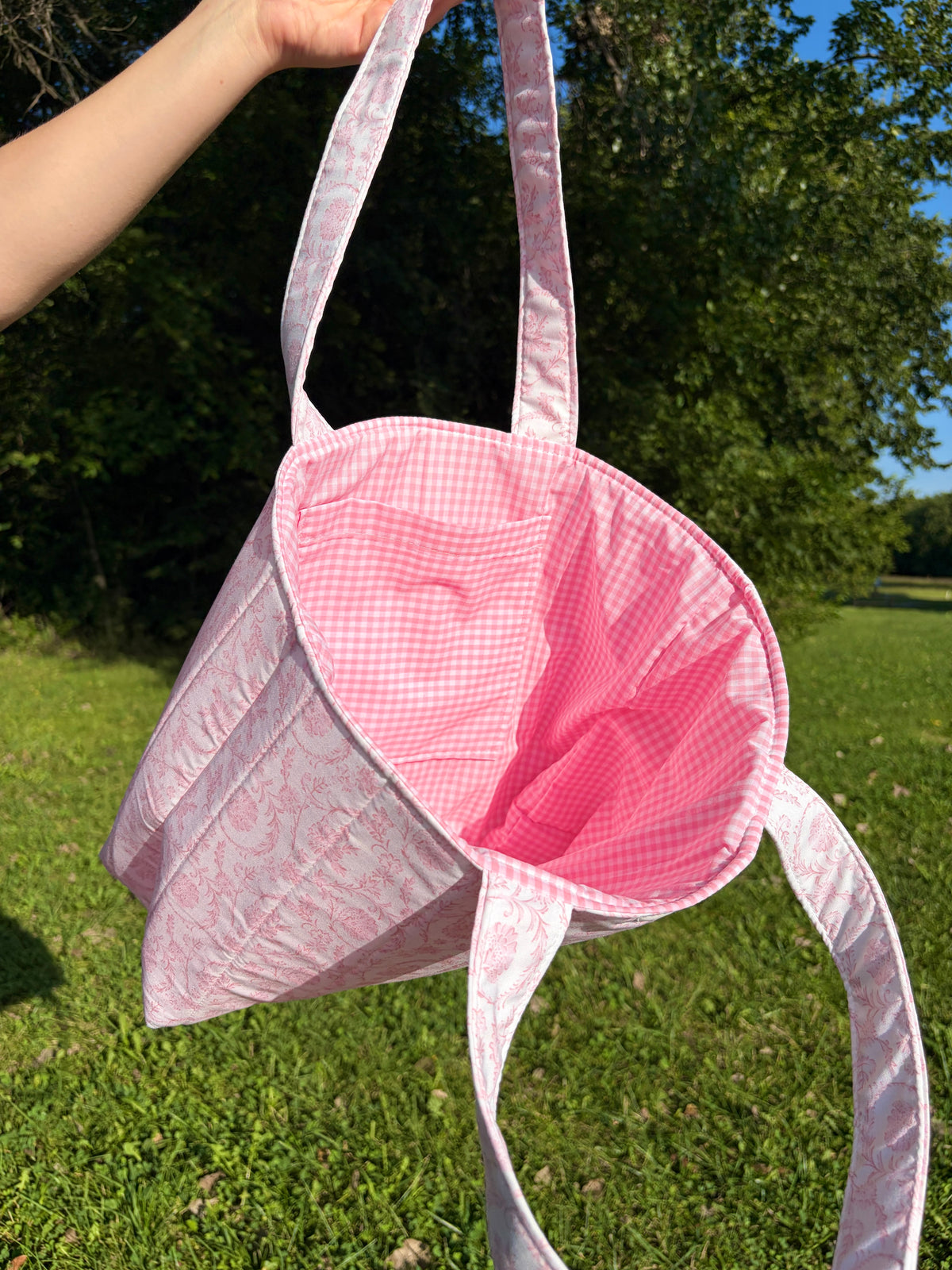 Vintage Pink Signature Tote Bag