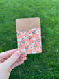 Orange Floral Phone Wallet #29