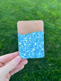 Blue Floral Phone Wallet #23