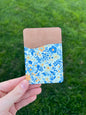 Blue and Yellow Phone Wallet #22
