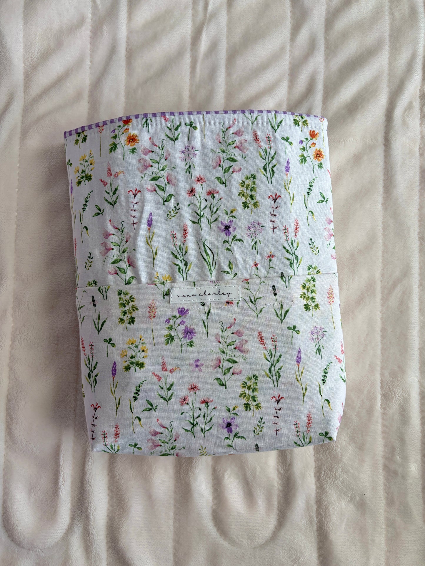 The Purple Wildflower Bible Sleeve