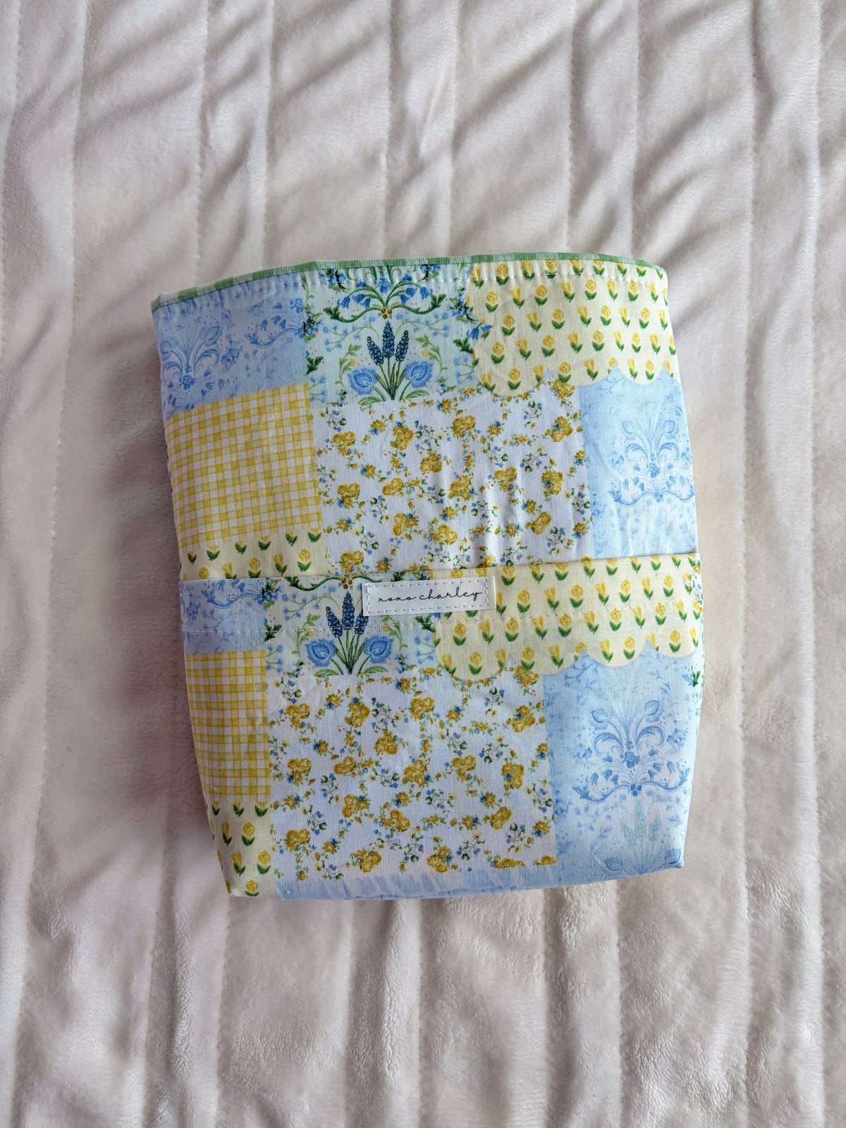 Green Patchwork Bible Sleeve