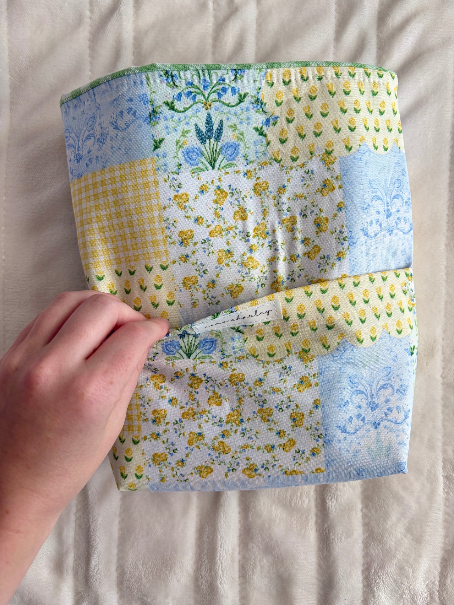 The Green Patchwork Bible Sleeve