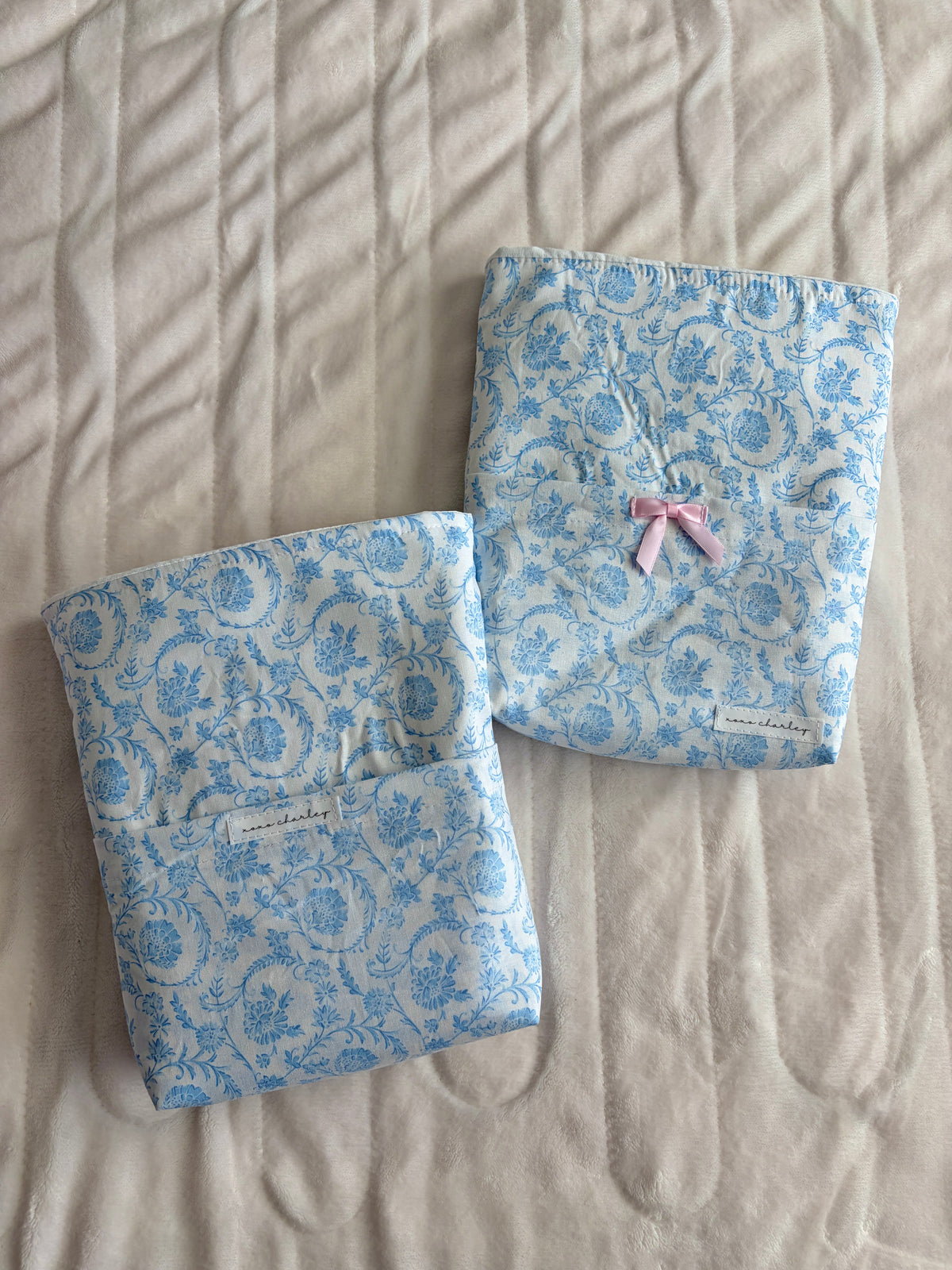 Vintage Blue Bible Sleeve